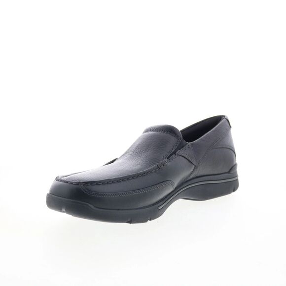 Rockport Eberdon K71228 Mens 14 Black Leather Loafers (Slip On) Casual Shoes NEW main image 4